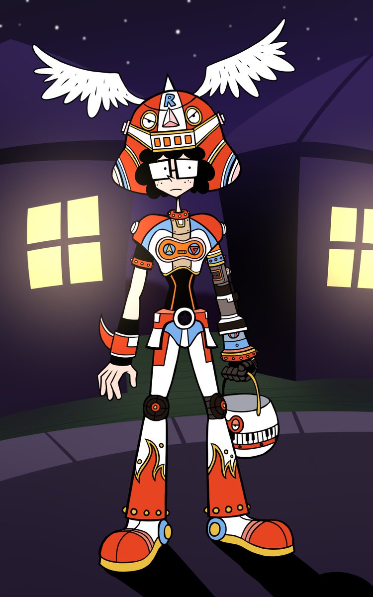 RoxoGuy's tweet image. Ravon's Halloween costume for this year.