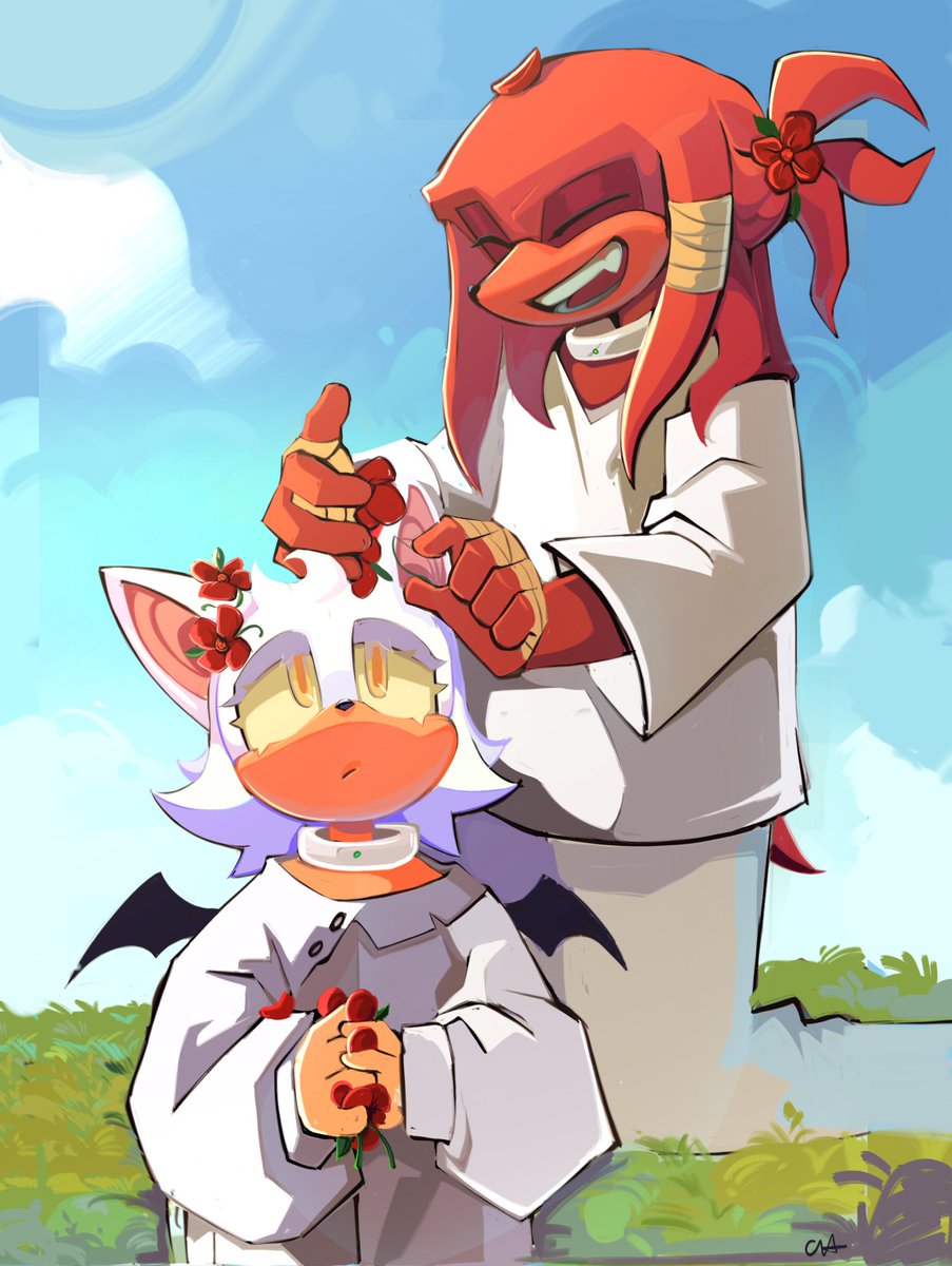 AcidRatBastard's tweet photo. Rouge and Knuckles as #lukahyuna #alienstage #SonicTheHedgehog #RougeTheBat #Knuckles https://t.co/IVxDgmnjw5