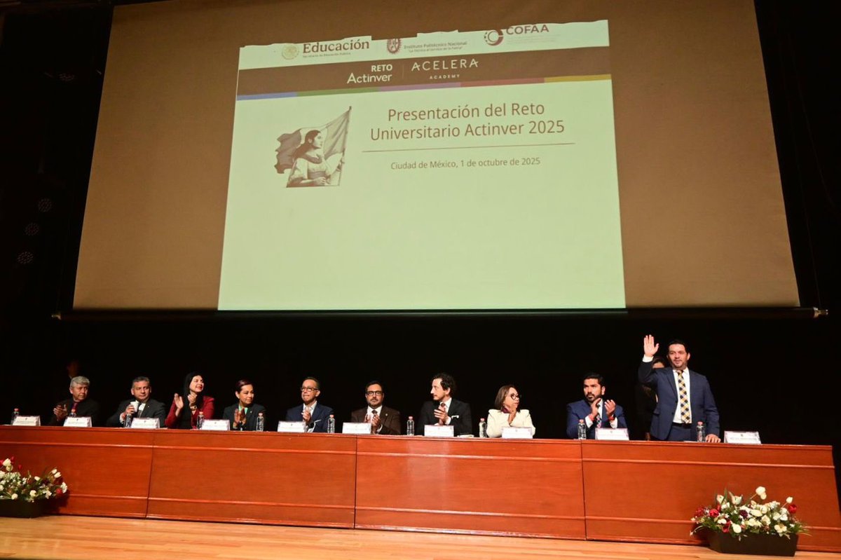 Dimos inicio a una experiencia única donde estudiantes del @IPN_Mx pondrán a prueba su talento, creatividad y visión financiera. 

Gracias a la alianza con <a href="/Actinver/">Actinver</a> , se impulsa el aprendizaje práctico, la innovación y la formación de líderes que transformarán el futuro.