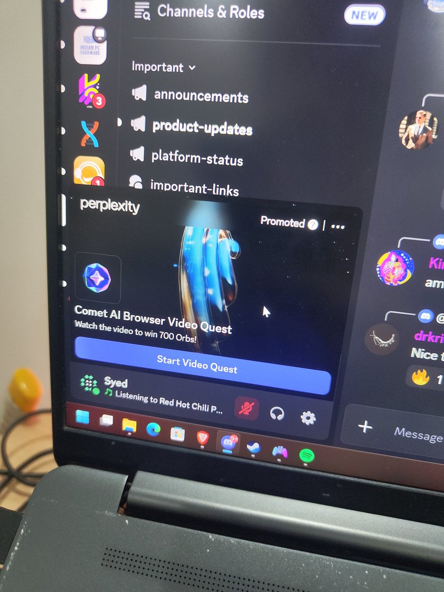 sedbytes's tweet image. discord has ads now???