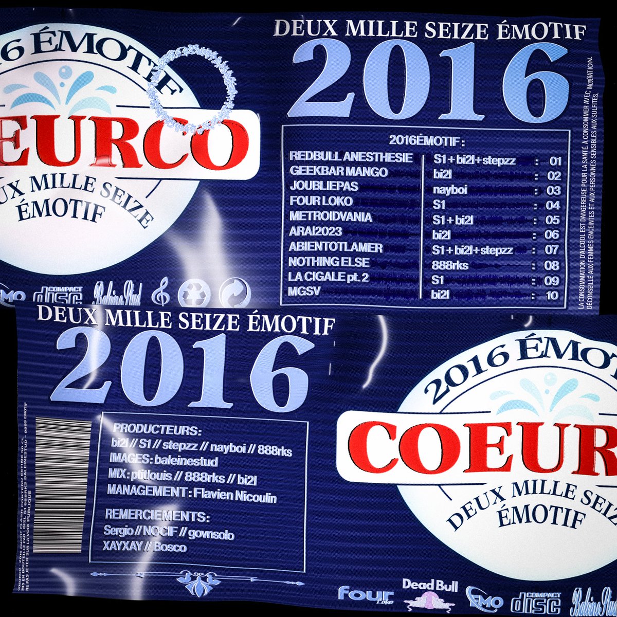 trop fier d'enfin vous en parler :

2016émotif, mon 1er format album sort ce vendredi a 00:00 ⭐🥲