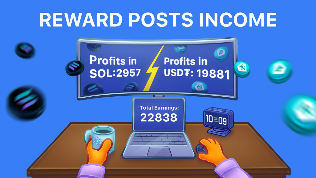 sociogram_web3's tweet photo. What if your comments brought #crypto?
There's no need to guess, because every day #Sociogram users get paid via Reward Posts! Moreover, 22K+ rewards have already been shared with our community.
Now it's your turn:
Earn by commenting & reposting content, with rewards proportional to your activity quality.