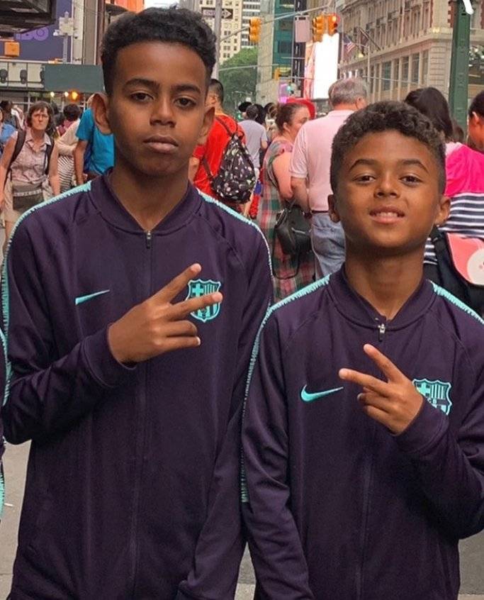 Lamine Yamal and Shane Kluivert 💎