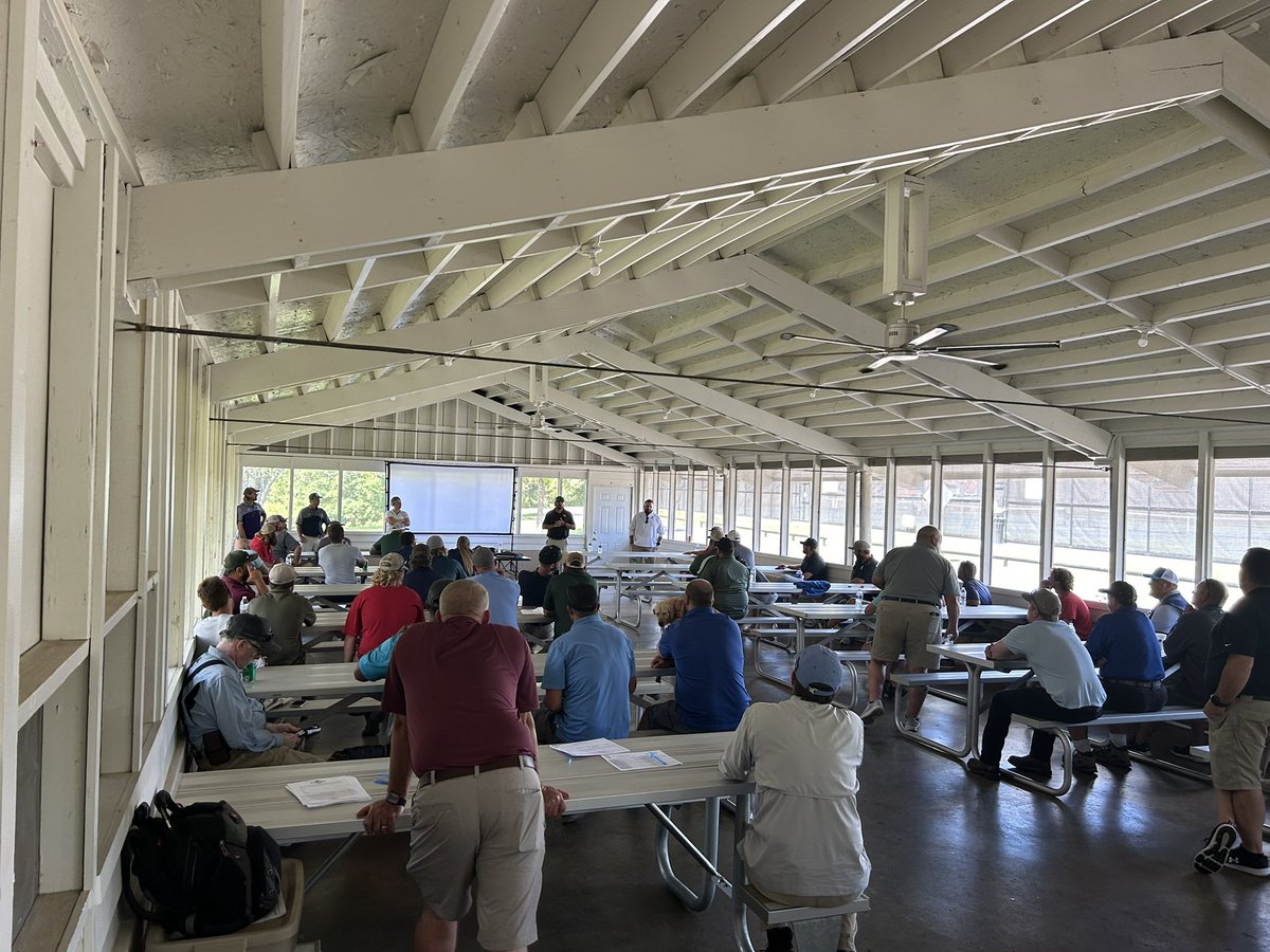 TVSFMA's tweet photo. Round table discussion on all things sports turf management in 2025. Featuring John Wagon (Franklin P&amp;R), Dr Becky Bowling (UT Extension), Joe Knight (Knoxville Smokies), &amp; Tylor Meppelink (Memphis Redbirds). https://t.co/L9bYWExsmh