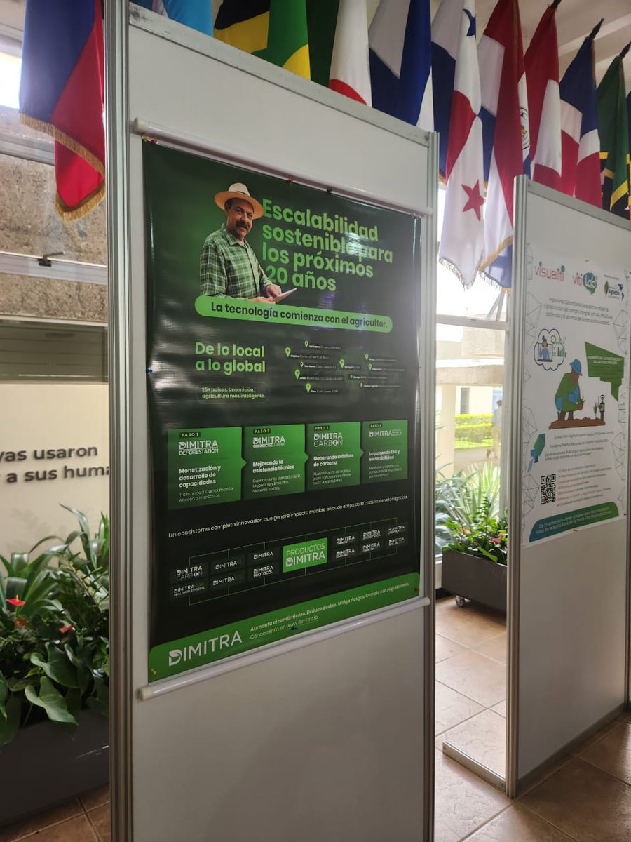 Dimitra_Diego's tweet image. Last week, I had the opportunity to join our friends from IICA at the Digital Agriculture Week. Companies and representatives from various countries came together to discuss how technology can solve problems. $DMTR
@IICAnoticias @dimitratech