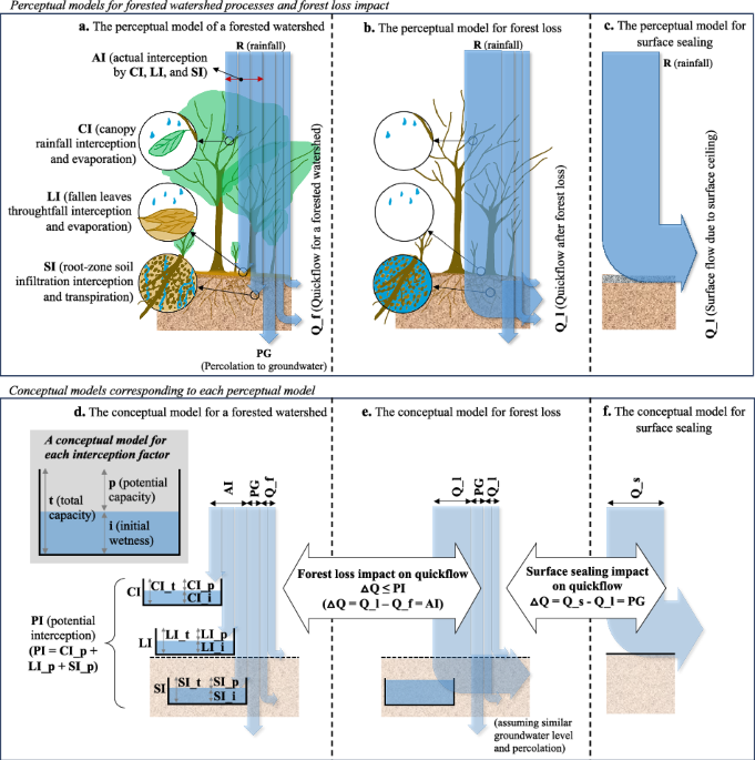 Interception reduction from deforestation and forest fire increases large-scale fluvial flooding risk bit.ly/46OgvGK