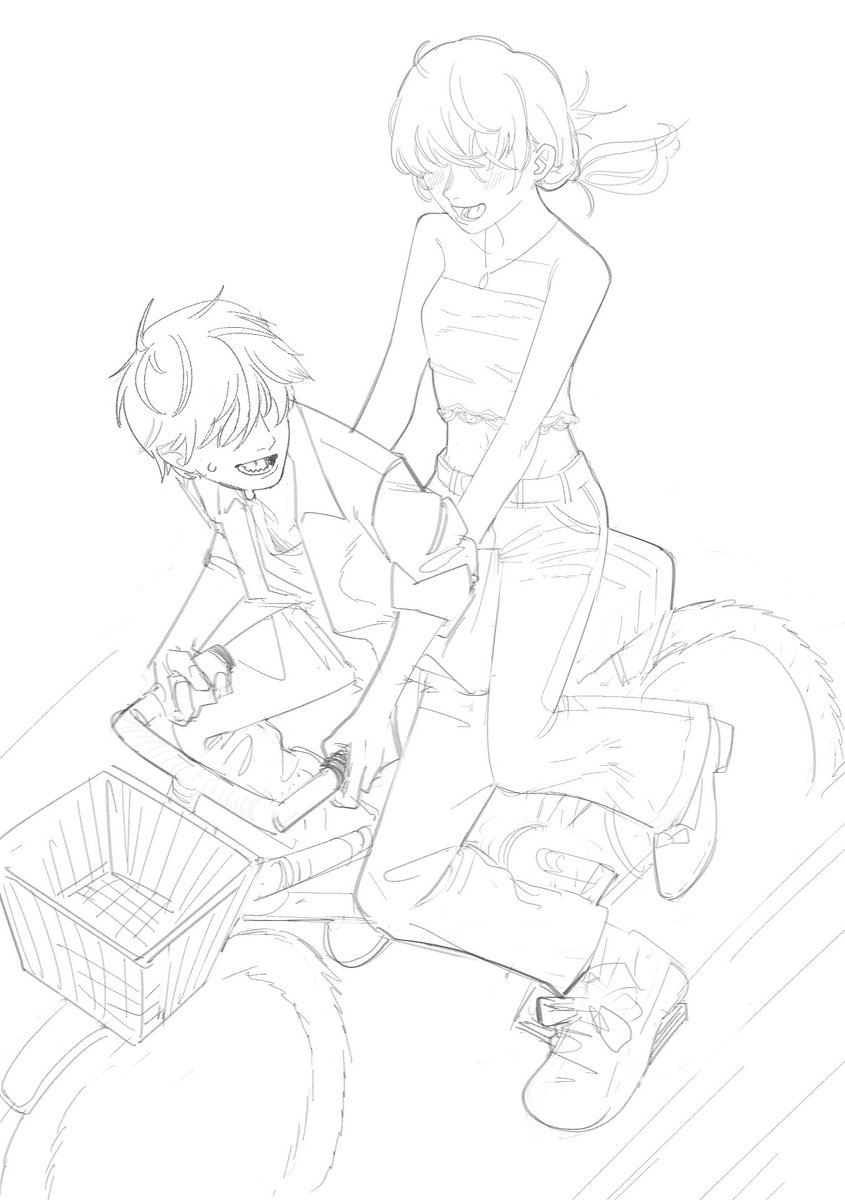#CSMTOBER  day 1 

Denji / Asa