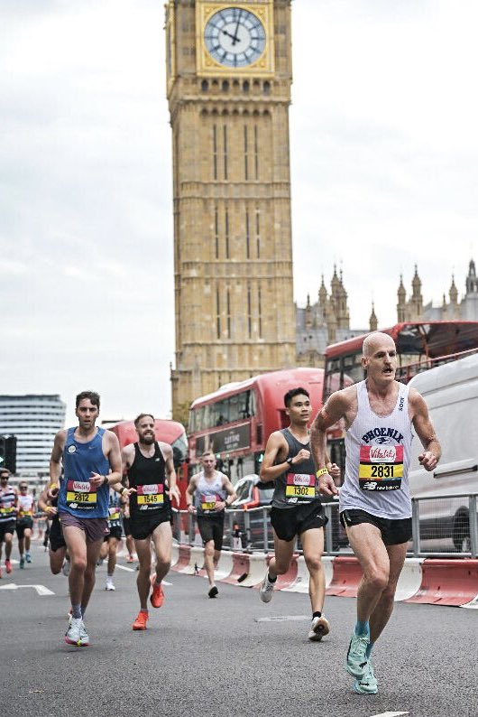 Sunday’s Vitality 10k took a brilliant course through London 🙌 
1st M55 35:13 &gt;90% age grade 😅 
I’ve milked this enough now, no more tweets to follow🤣