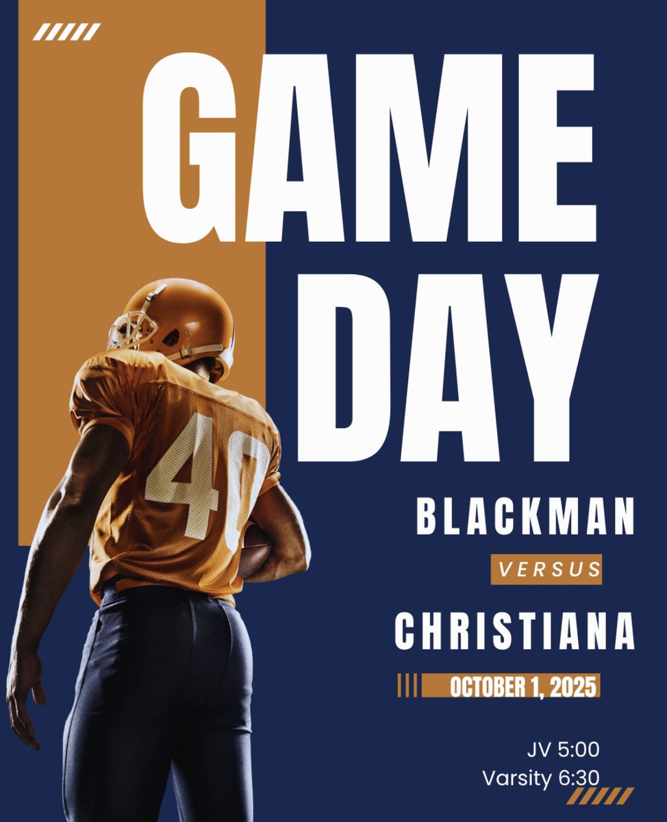 Blackman Middle Football tweet media