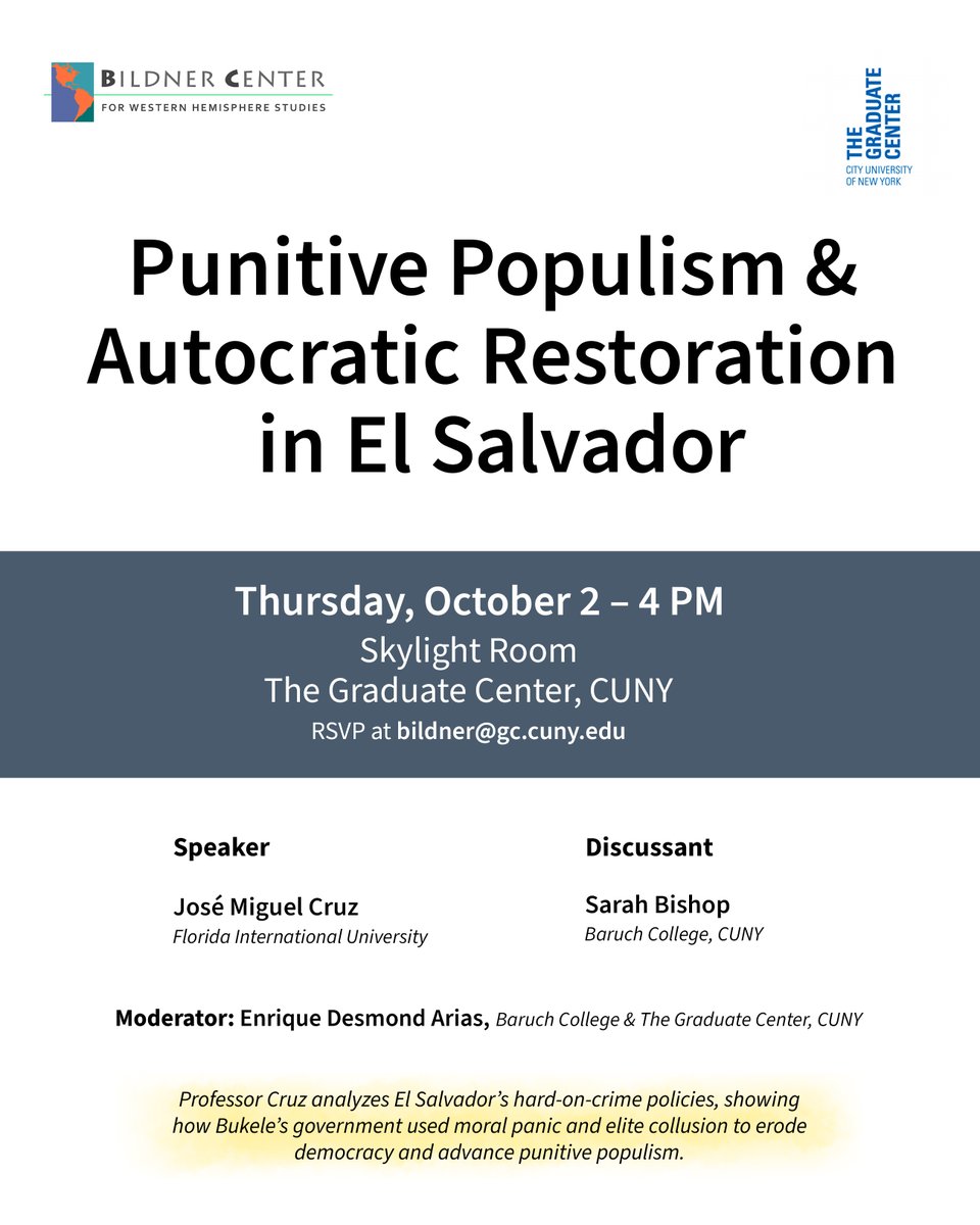 Bildner Center tweet media