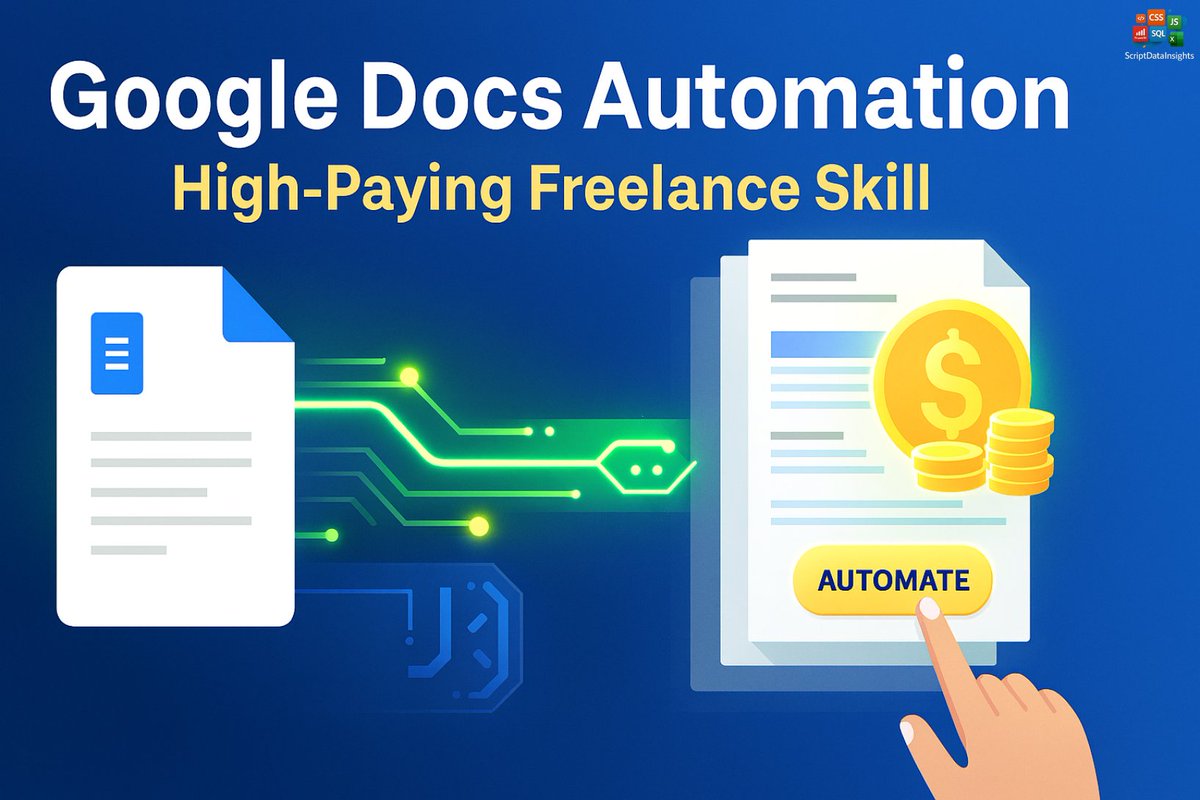 insightsbysd's tweet image. For Today's Blogs  
  
Short Video
scriptdatainsights.blogspot.com/2025/09/excel-…
scriptdatainsights.blogspot.com/2025/09/ai-for…
scriptdatainsights.blogspot.com/2025/09/python…
scriptdatainsights.blogspot.com/2025/09/earn-m…
Long Video
scriptdatainsights.blogspot.com/2025/09/excel-…
Bonus Video For Python Calculator
youtu.be/MPlIAlvqAjk
#TodayBlog #AI #Excel #Earning #Coding