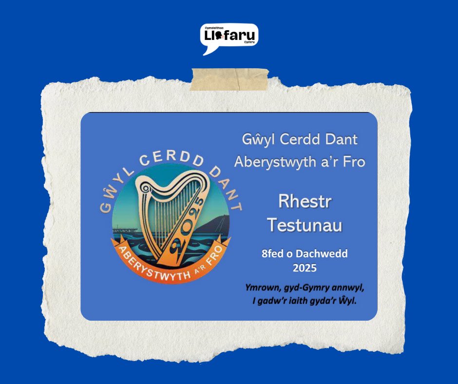 Cymdeithas Llefaru Cymru tweet media