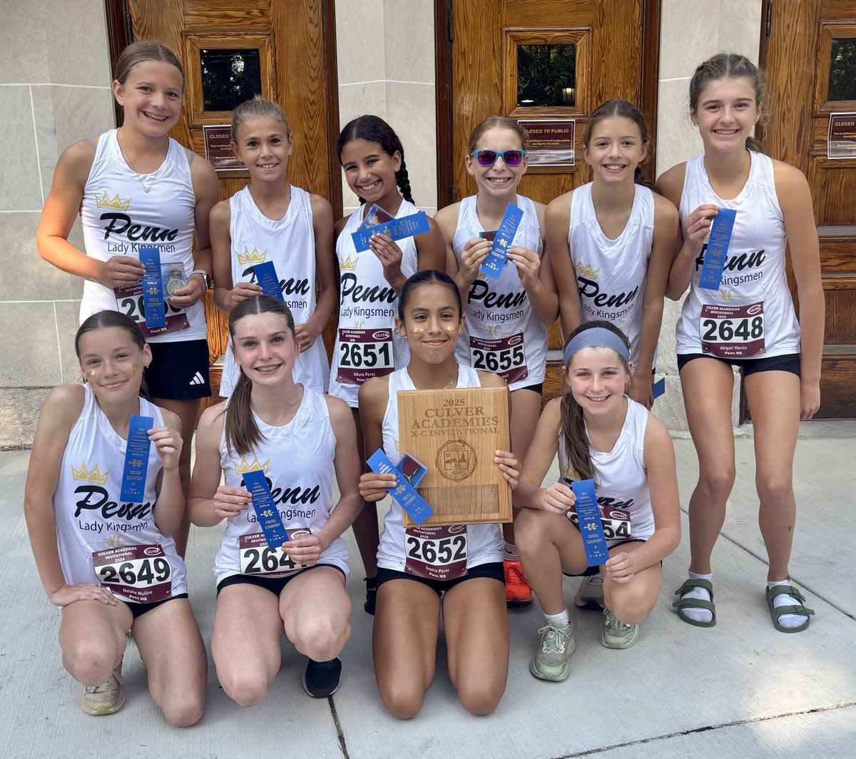 The_Pennant's tweet photo. Congrats to Penn’s middle school team (top 10 runners in the district) on winning the middle school championship at the prestigious Culver Academies Invite. 

#brightfuture

#PHMExcellence https://t.co/V3iAvFSHhU