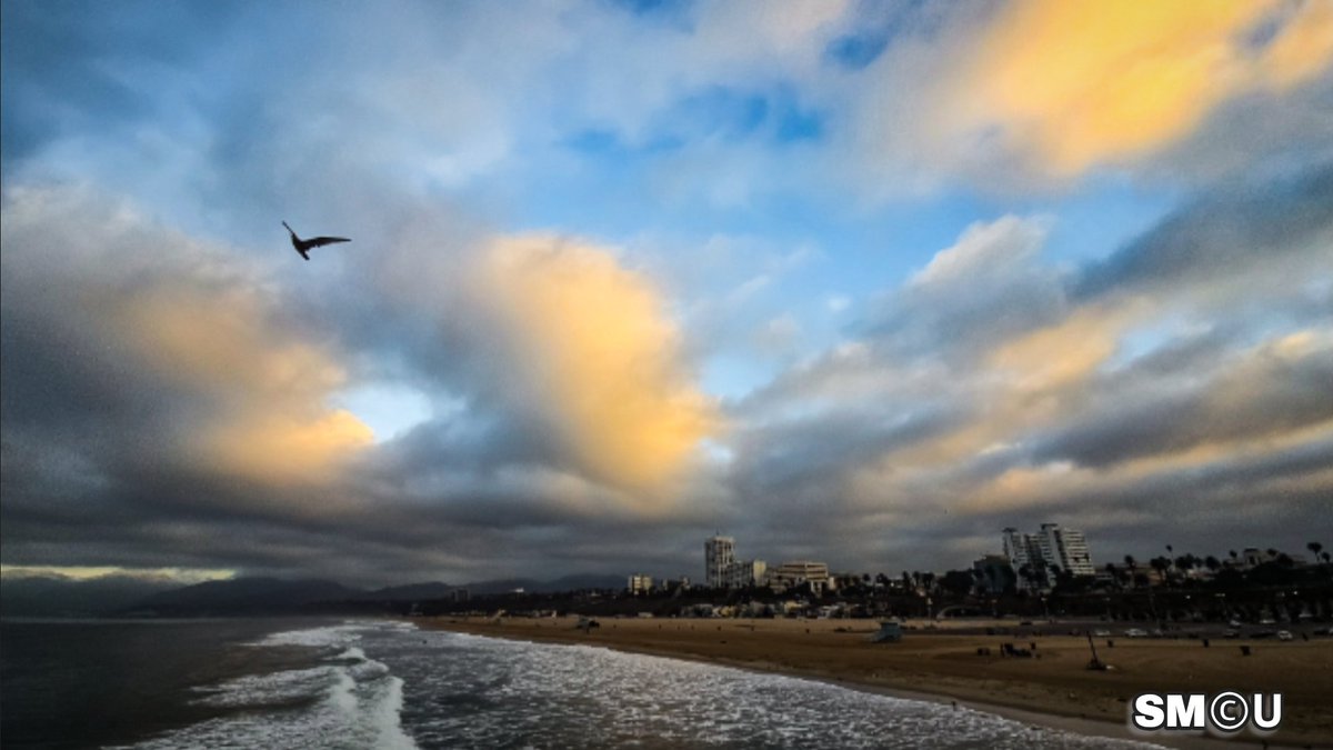 smcloseup's tweet photo. 𝗢𝗖𝗧𝗢𝗕𝗘𝗥 𝗠𝗢𝗥𝗡𝗜𝗡𝗚 🌥️
Clouds drifted over Santa Monica Beach this Wednesday as October began with waves and soft light.

#SantaMonica #OctoberMorning #BeachLife #CaliforniaCoast #Pacific https://t.co/lASmUZelhp