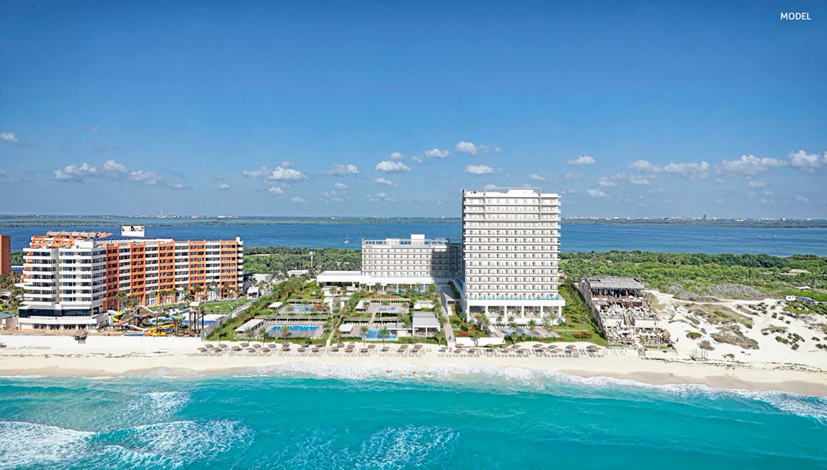 En la Zona Hotelera. Nuevo Hotel Riu Ventura no es simplemente un nuevo resort, es una experiencia real pronosticada para hospedarse a partir de diciembre de 2025. 

Situado a un costado de la icónica Playa El Mirador, este hotel representa mucho más que un edificio renovado; es