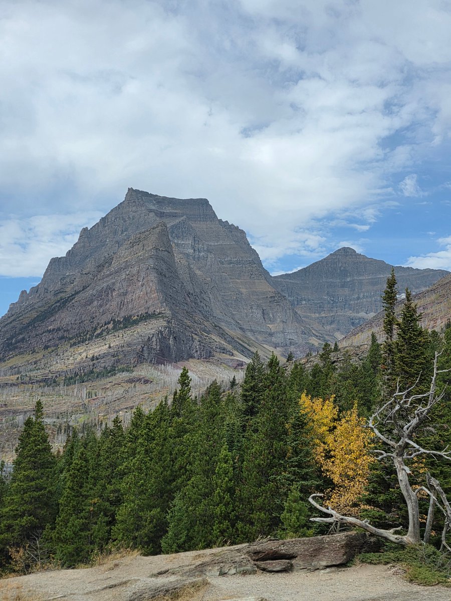 Stand at Sun Point on St. Mary Lake's shore, and you're looking at what the Blackfeet called "the backbone of the world."

These peaks hold some of the oldest sedimentary rock on earth - 1.5 billion years of geological history stacked like pages in a stone book. The Blackfeet