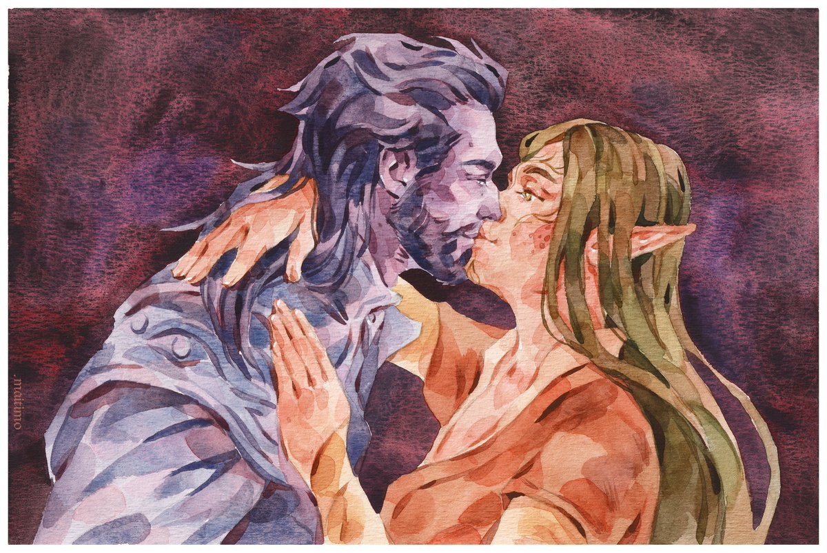 Doe Aldwir and Spite! Art trade with flo59-art 💜

#Rookanis #LucanisDellamorte #DragonAge #DragonAgeTheVeilguard