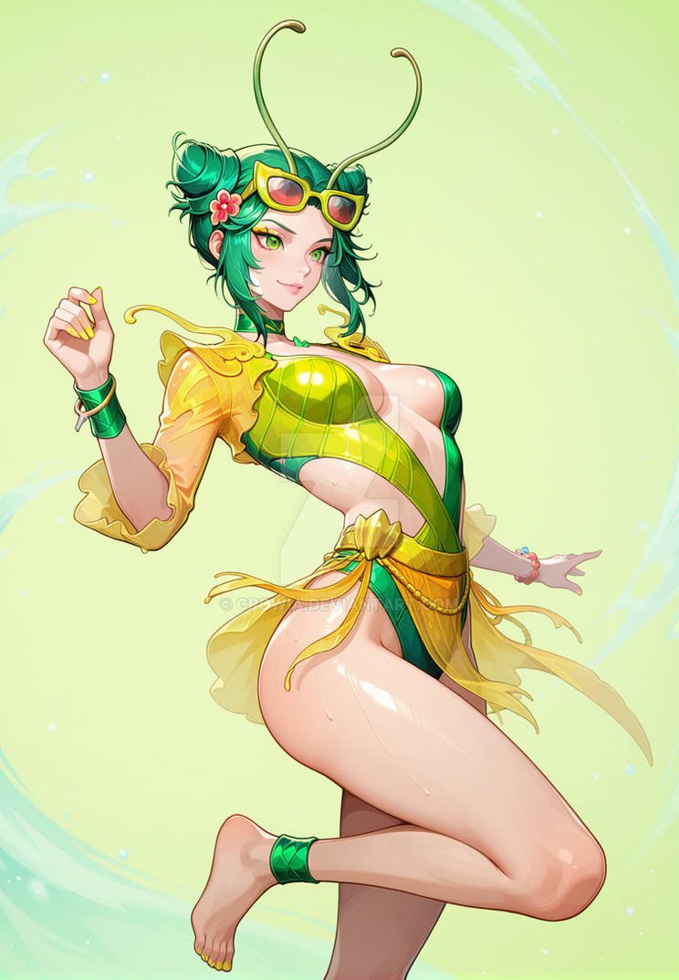 Crowia_Art's tweet image. Mantis Oceanic Harmoy!

#Mantis #MarvelRivals