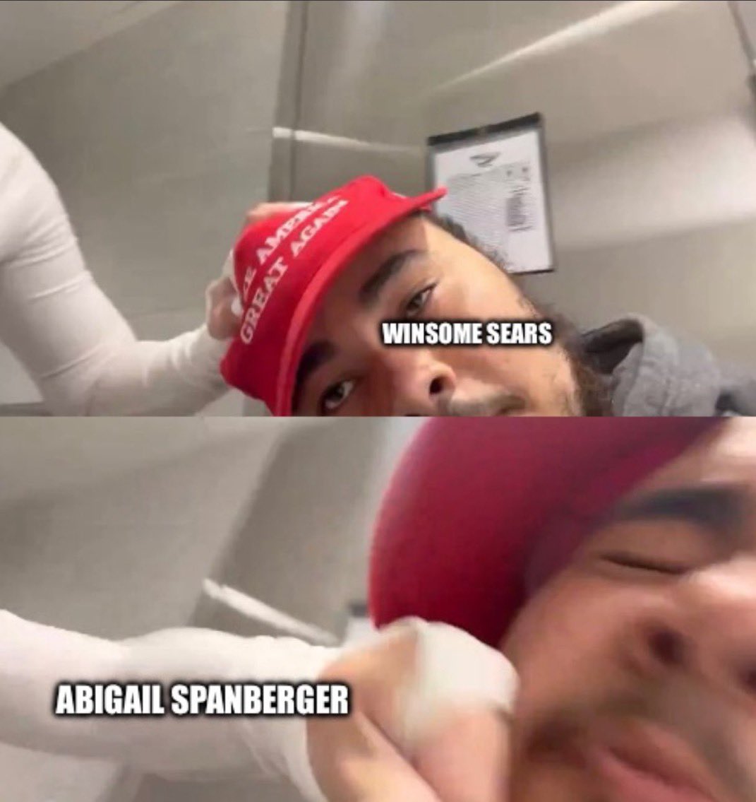 PaullypaulPal's tweet photo. Updated visual representation of winsome Sears vs Abigail Spanberger https://t.co/jP7dFcrVTr