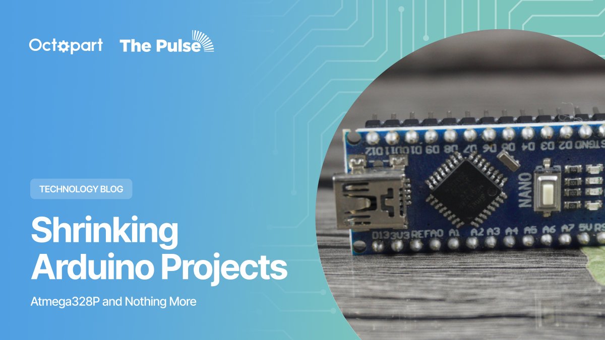 octopart's tweet image. In this article, Ari Mahpour explains why he prefers to work directly with the Atmega328P chip instead of using the more popular Arduino.
Learn more about Ari's preferred method: bit.ly/4gSvyUv
#octopart #arduino #atmega #PCB