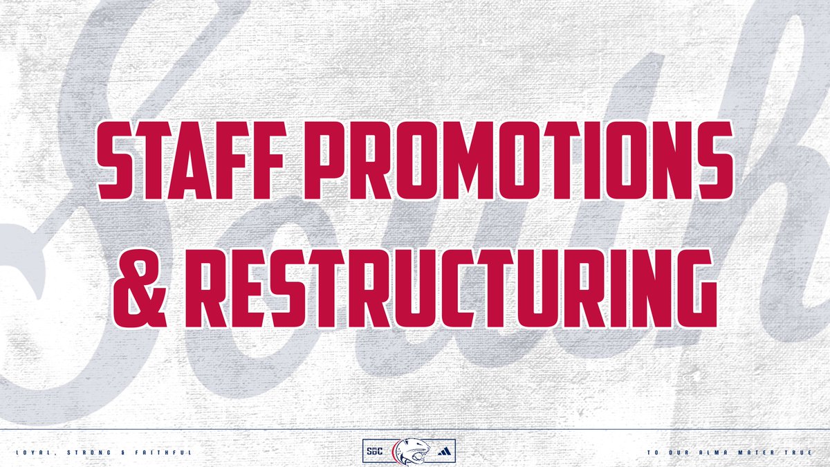 South Alabama Athletics has announced staff promotions and restructuring to the administrative team for both its internal and external units.

Read more: usajags.co/42ZLGxH