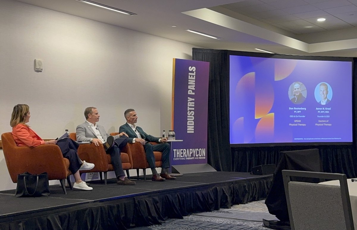 DPTRed's tweet image. Proud to represent #DPTRed at #TherapyCon!
We presented on clinical care, operations, &amp;amp; leadership—all tied to our mission to provide the best possible care and outcomes for all our patients. Excited to share, learn, and grow with this amazing community!