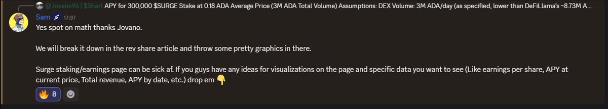 JovanoTheCrispy's tweet image. For whoever was still wondering about the possible on APY of $Surge, check this out.... Confirmed by the legends themselves. Im buying more
