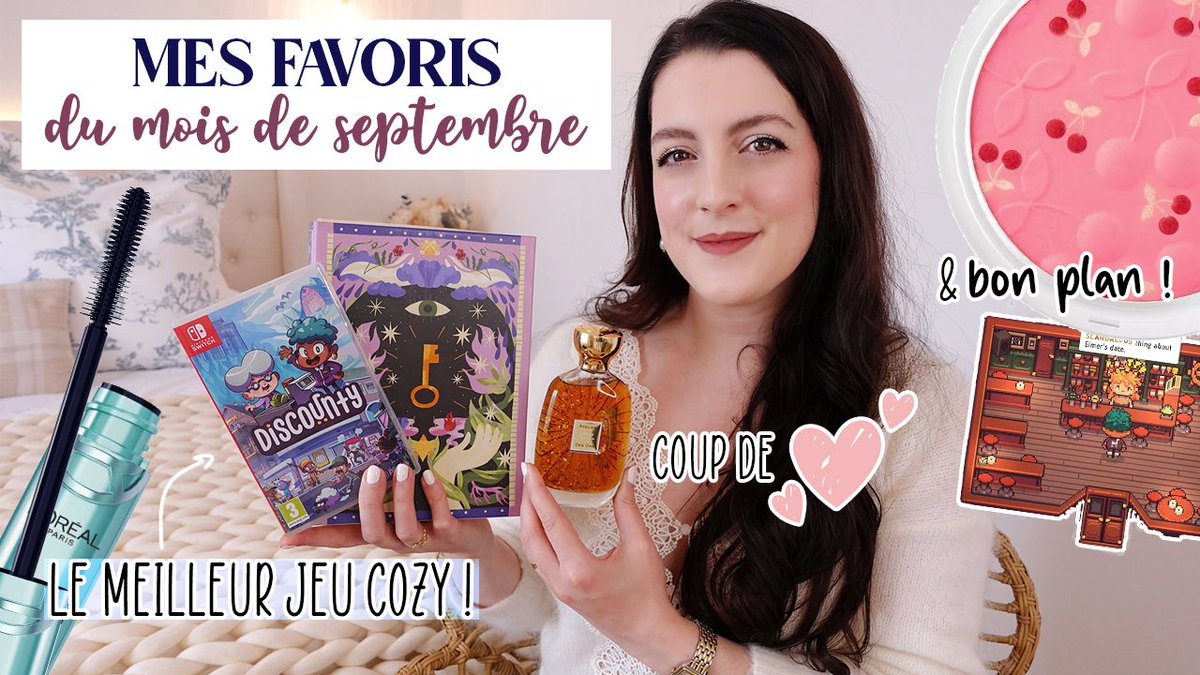 LOdoesmakeup's tweet image. youtu.be/fCmtyPX1yT4 Nouvelle vidéo en ligne : Favoris du mois de SEPTEMBRE : des pépites ultra cozy ! ❤️ Lifestyle, beauté &amp;amp; accessoires préférés!

#favoris #Recommandations #Automne #lifestyle #beauté