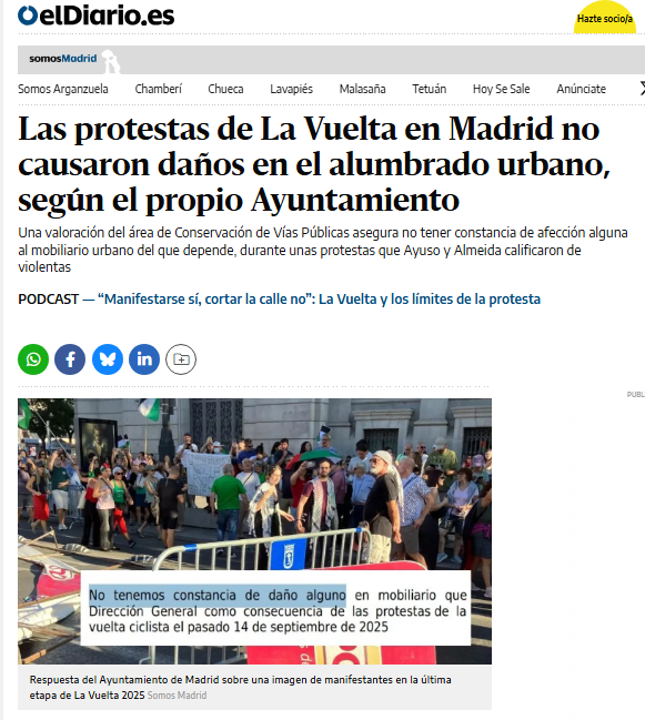 Pero si a mi me contó Lucía Etxebarría en el programa de Iker Jiménez que había un montón de etarras con mochilas llenas de piedras y hachas destrozándolo todo y Ayuso que había yihadistas y kale borroka.