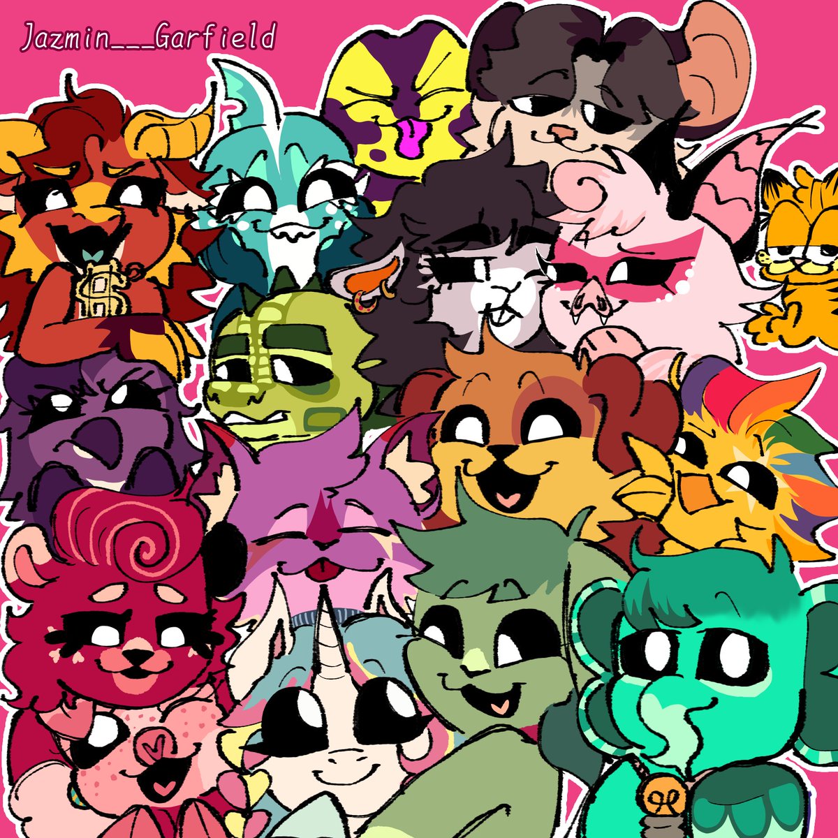 mongufta2157's tweet image. 💖🩷❤️🧡💛💚🩵💙💜🖤🩶🤍🤎
#SmilingCritters #NightmareCritters