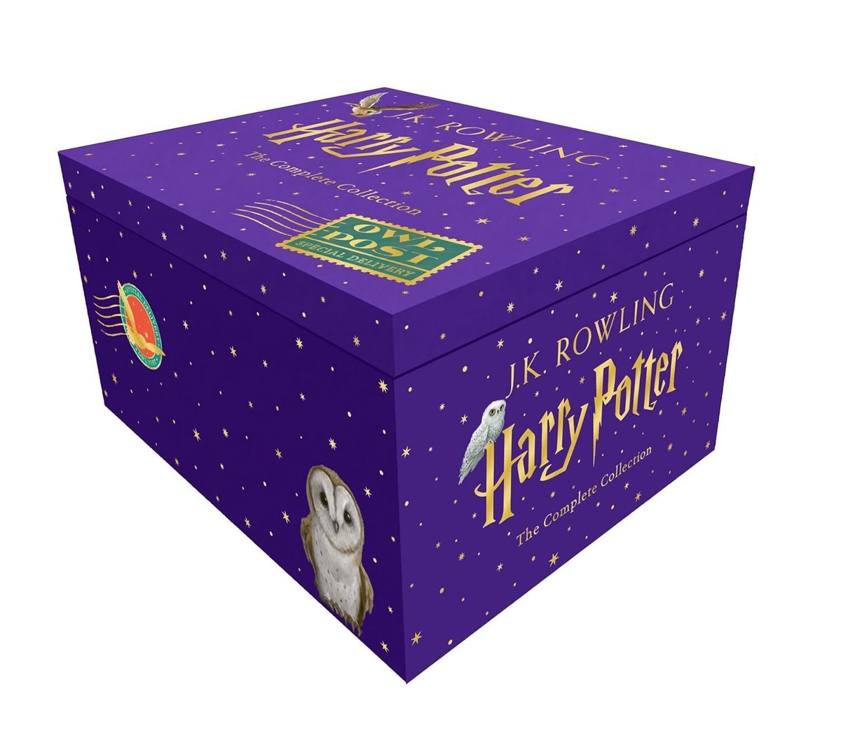 BJDesignsX's tweet photo. Harry Potter Owl Post Box Set (Children’s Hardback - The Complete Collection)

https://t.co/Y0uQYCWNBR

A stunning wizarding package for readers to enjoy - J.K. Rowling's Harry Potter adventures presented in hardback.

#HarryPotter
#WizardingWorld
#Hogwarts
#MagicInBooks
2025 https://t.co/2oh8PLnK0J