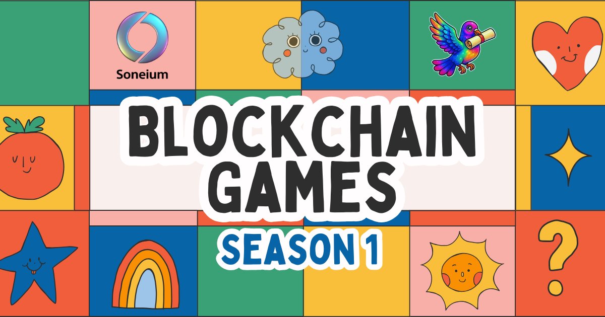 GM creators! <a href="/blockchainmsgs/">Blockchain Messages</a> is kicking off Blockchain Games Season 1 exclusively on Soneium.

💿 Dive into 6 days of onchain gaming, boosting your score with every transaction starting October 6.

Mint your free soulbound Player NFT and join the leaderboard now: