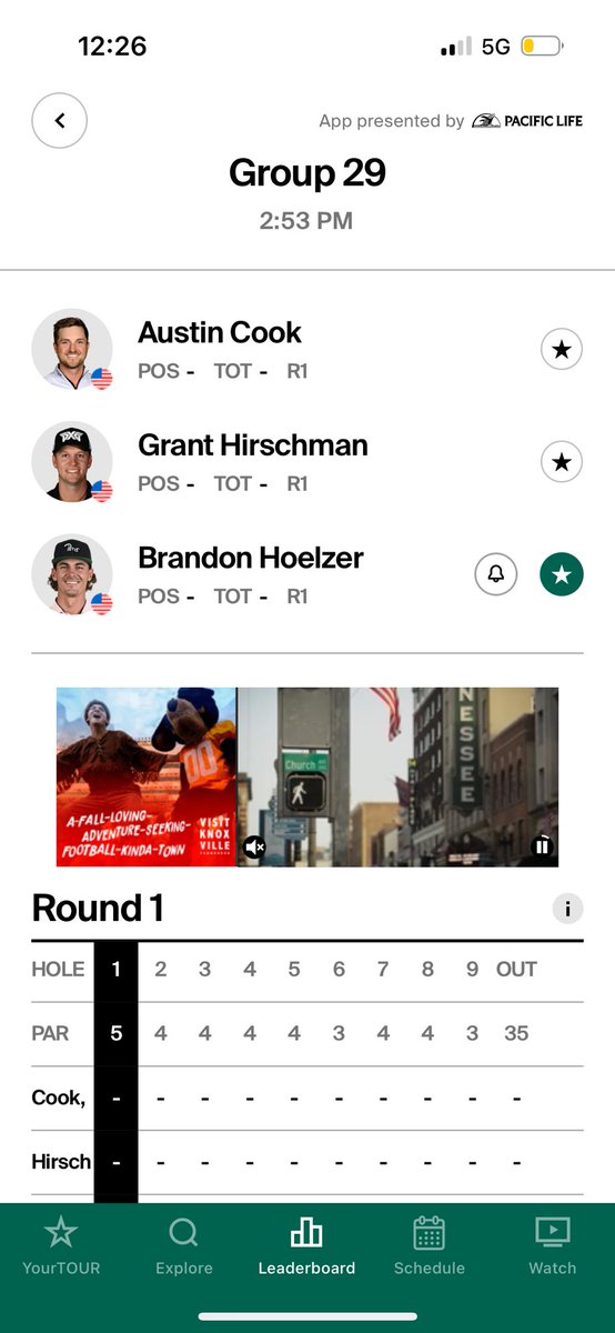 BHOE is one of the final 120 players remaining on the <a href="/KornFerryTour/">Korn Ferry Tour</a> 

He is in the field @ the semifinals in Oklahoma  

Everyone join me in saying let’s go bones give it all you got ❤️

He tees off at 2:53 eastern on Thursday