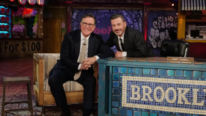 Trump tried to shut up Kimmel. Instead the government gets shut down. A look at one day in America through two separate events. Compare here: tinyurl.com/3hmfbmss <a href="/jimmykimmel/">Jimmy Kimmel</a>