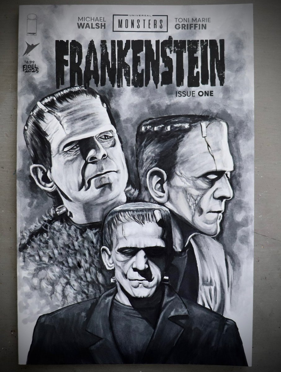 Frankenstein (1931)
#Inktober2025 #UniversalMonsters #Frankenstein