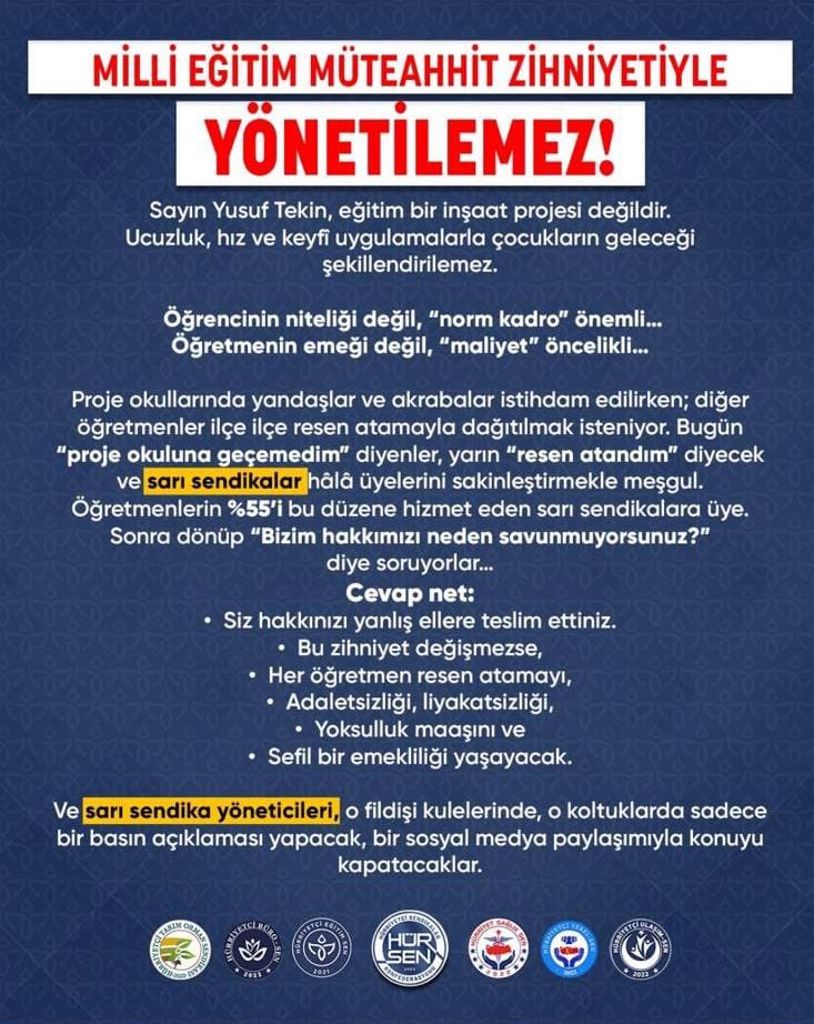 Eyüpsultan İlçe Başkanımız Cemil Kızılkaya’ya, benim aşağıdaki paylaşımımı retweet ettiği için işgüzar müfettişler tarafından “kınama” cezası verilmiş!

Bu paylaşım yüzlerce kez paylaşıldı; koca ülkede kimseye soruşturma açılmamış da Eyüpsultan’da mı açılmış?

Yüreğiniz varsa,