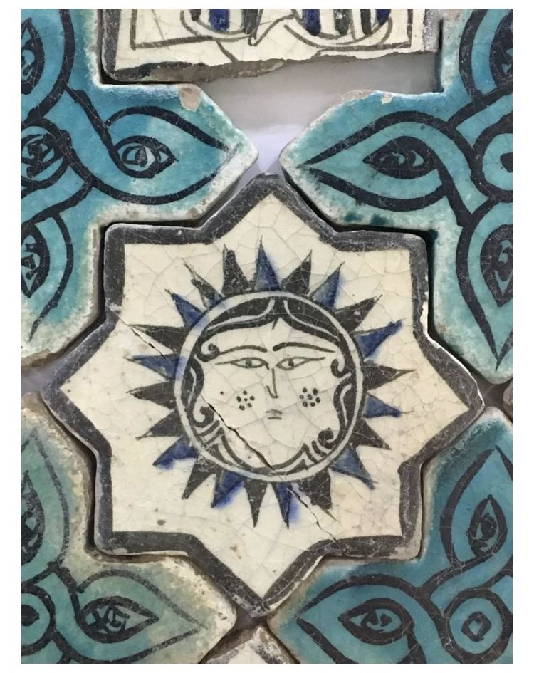 Detail of ceramic Tiles art of the Seljuks ✨️