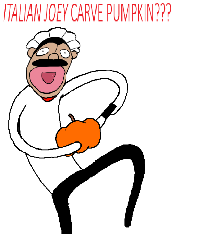 Italian_Joey's tweet photo. italian joey carve pumpkin??? https://t.co/JHNb2fh5v1