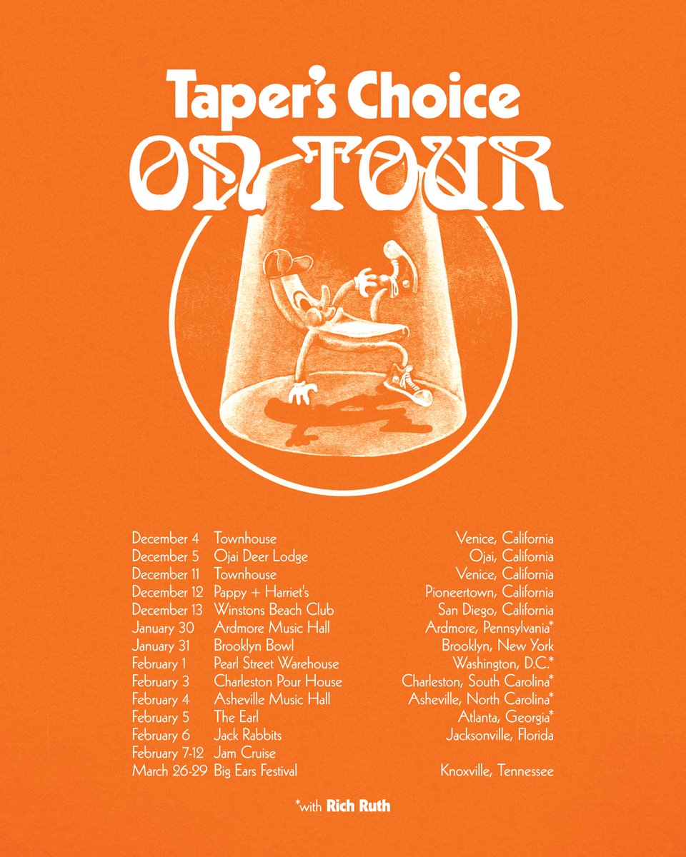 taperschoice's tweet photo. Just going to leave all of this here…. Our new albums out  now and all tour dates on sale Friday … https://t.co/nGFHvse6zI