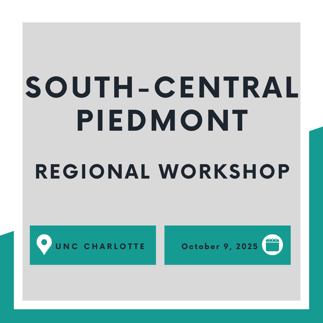 The South-Central Piedmont Regional Workshop at UNC Charlotte is next week! The last day to register has been extended to Oct. 6 – if space remains available. Register here: media.charlotte.edu/nc-sma-regiona…