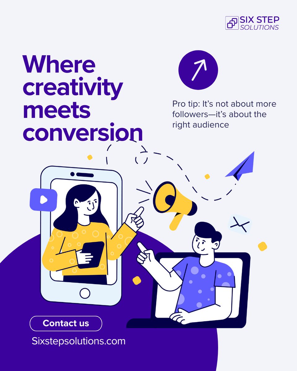 SStepsolutions's tweet image. Where creativity meets conversion 💡🚀 We design digital experiences that not only look great but also deliver results. Let’s grow your business
#sixstepsolutions #Branding #webdesign #businessgrowth #creativedesign #digitalmarketing