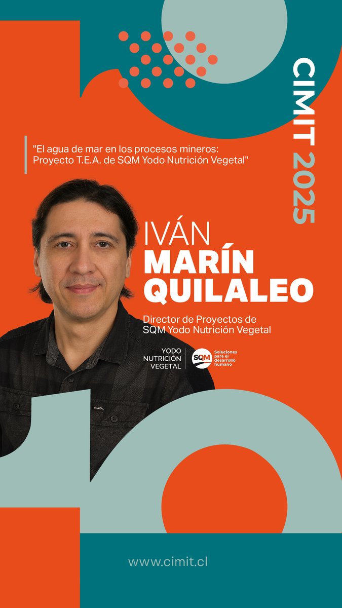 cimit_tarapaca's tweet photo. Finalizamos recién la presentación de Iván Marín, de SQM Yodo Nutrición Vegetal, quien nos presentó el proyecto T.E.A y el uso de agua de mar en procesos mineros. #CIMIT2025 https://t.co/VxERQlrw50