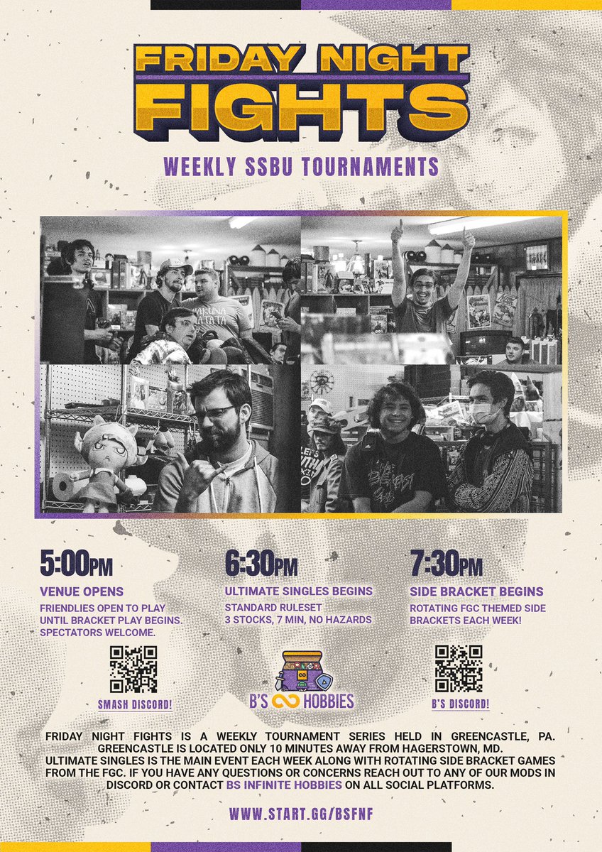 UltimateRivalGG's tweet photo. Join us this Friday as we transition back into our normal weekly schedule with Singles main bracket alongside Squad Strike side bracket!

Registration/Info: https://t.co/mEy17jSqUf https://t.co/Gdwi0MzSlN
