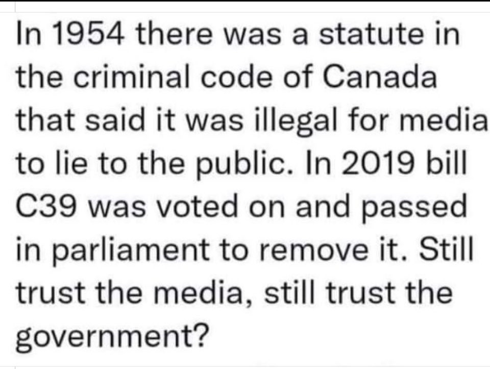 <a href="/CityNewsTO/">CityNews Toronto</a> Brought to you by CityNews, 
All lies all the time!
