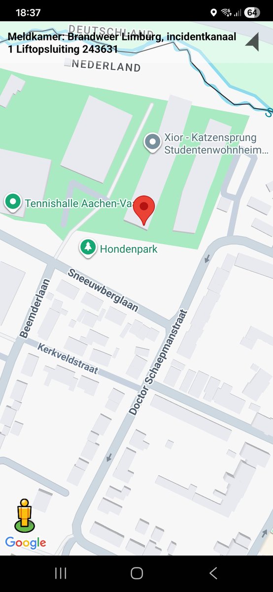 Liftopsluiting in Vaals