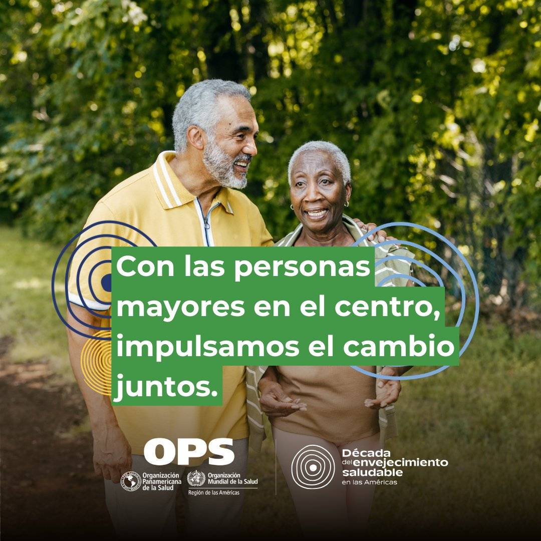 Toda persona mayor merece estar al centro de las decisiones sobre su salud y bienestar.

En este #DíaInternacionaldelasPersonasMayores, únete al movimientode la Década de Envejecimiento Saludable de la ONU.