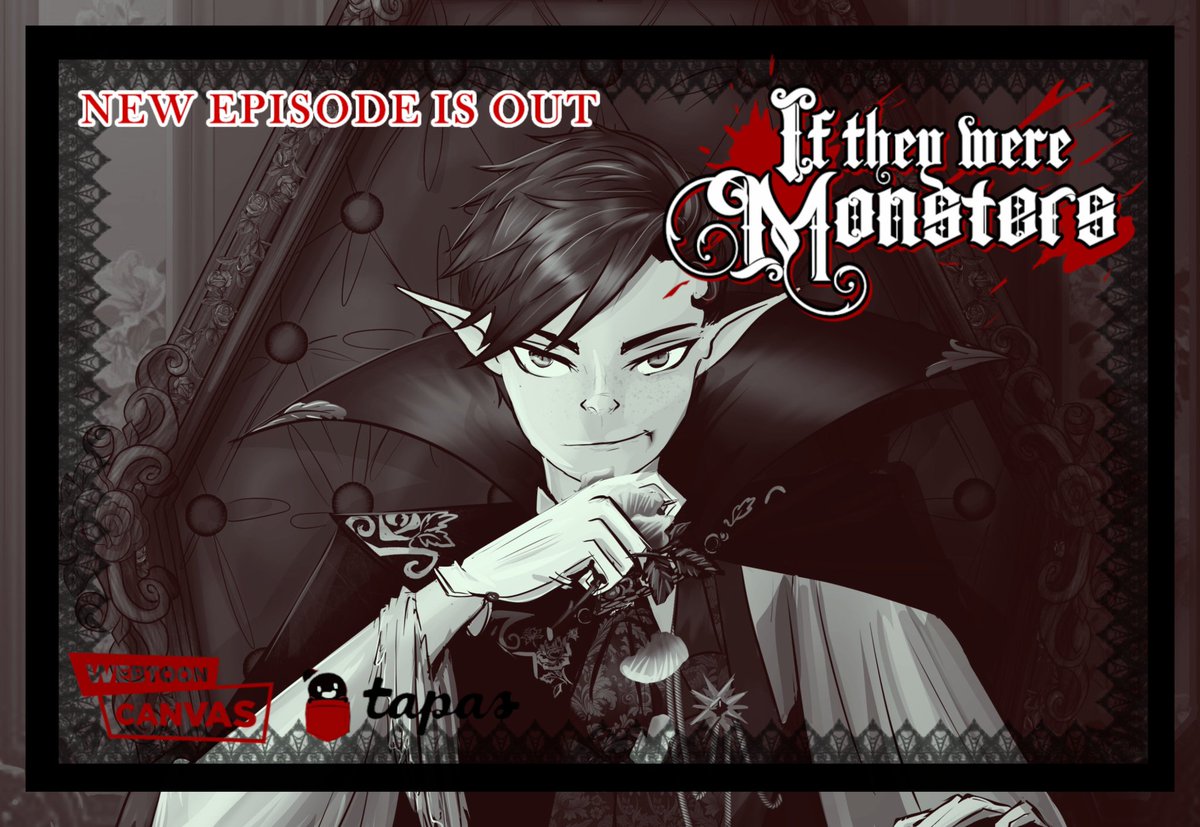 happy october 
ITS HERE!!  NEW IF THEY WERE Monsters 

( links below) 

#monsters #spooky #webcomic #Halloween #gothic #illustration #vampires #werewolves  #gothichoror