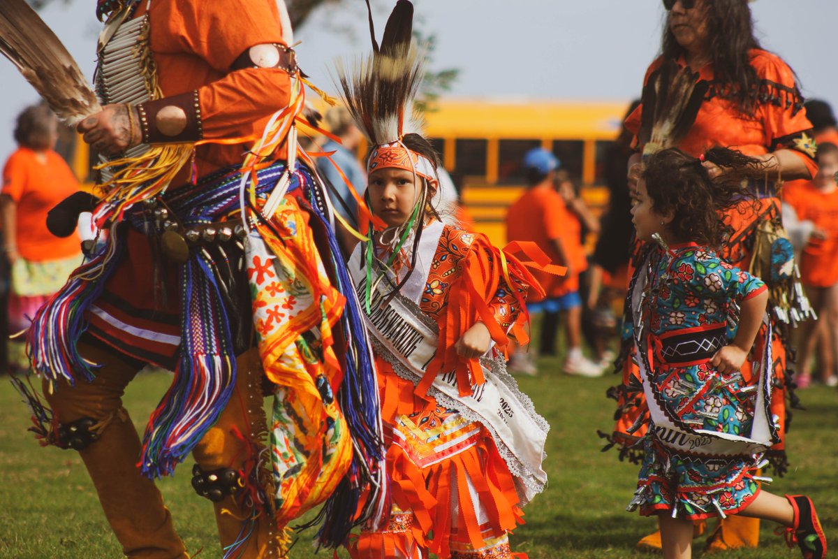Yesterday was National Day for Truth and Reconciliation and Orange Shirt Day!

SGEI staff and students took part in the local Every Child Matters walk, followed by the Orange Shirt Day powwow.

Check out our website at 7generations.org to stay updated on all things SGEI.