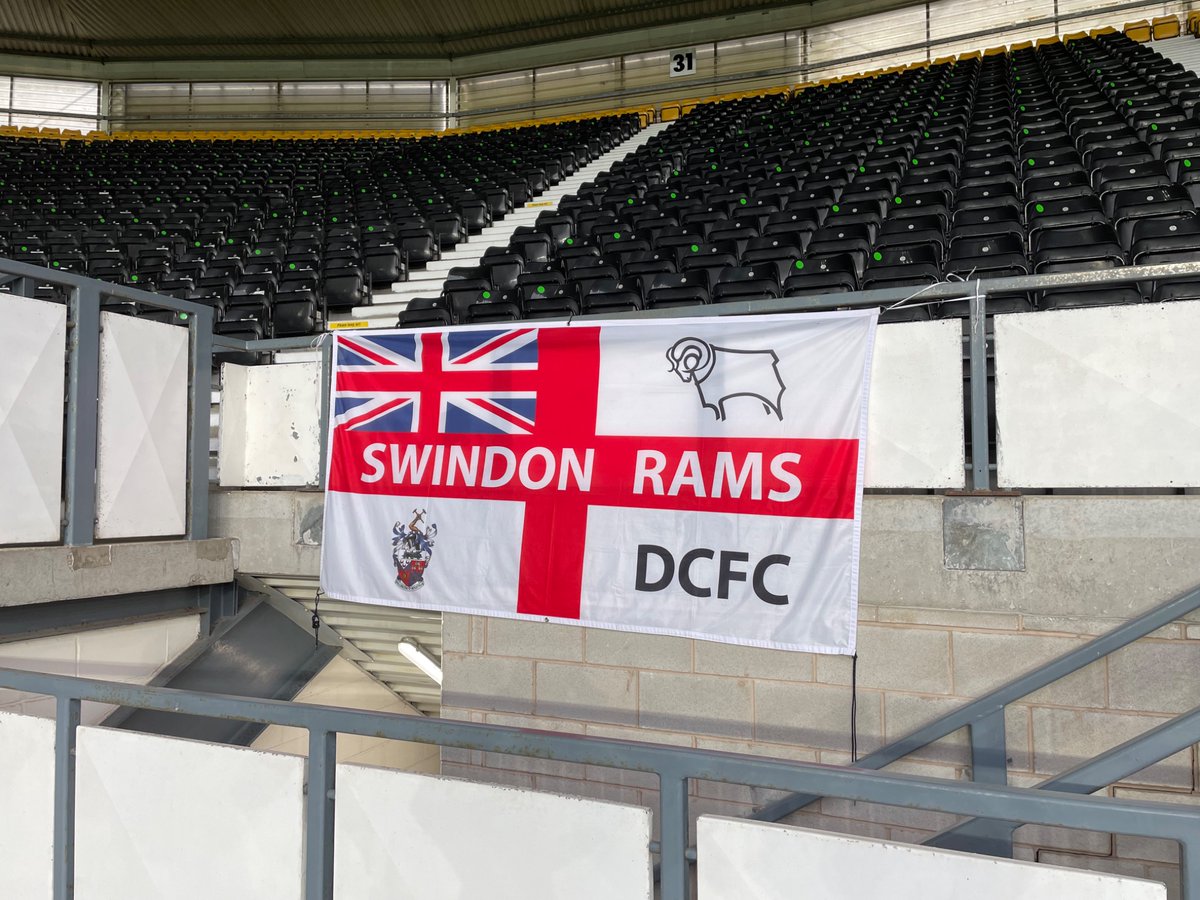 Alex Taylor (@actaylor96) on Twitter photo MISSING FLAG:
My Swindon Rams flag, as pictured below, has gone from its usual spot in the NE corner of Pride Park. A #DCFC employee saw an unknown person taking it down after the Preston game on 20 Sep. Iβm told that CCTV is of no help.
Anyone know where it might be? #dcfcfans MISSING FLAG:
My Swindon Rams flag, as pictured below, has gone from its usual spot in the NE corner of Pride Park. A #DCFC employee saw an unknown person taking it down after the Preston game on 20 Sep. Iβm told that CCTV is of no help.
Anyone know where it might be? #dcfcfans