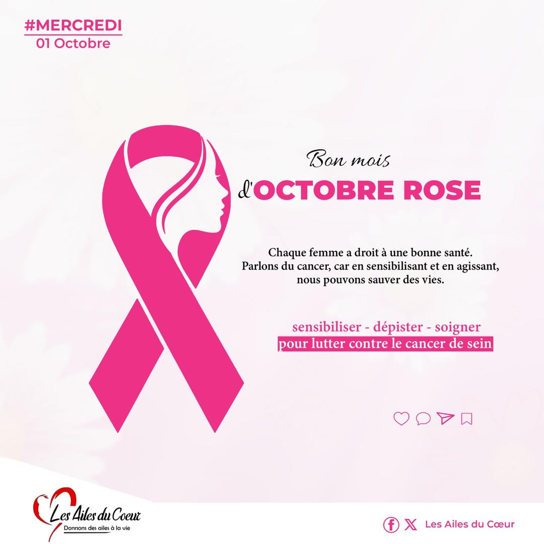 🎀 Octobre Rose : Je m’engage🎈
Le mois d’octobre est bien plus qu’une couleur. C’est un cri de solidarité, un appel à la prévention, et un hommage aux femmes qui luttent et à celles qui ont vaincu le cancer du sein.
#OctobreRose #StopCancerDuSein #Prévention #SantéDeLaFemme